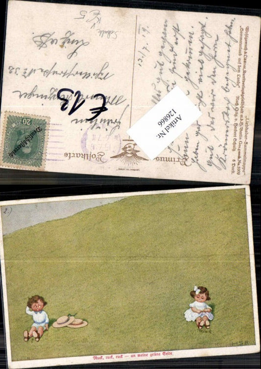 126866,Primus AK 1009 Herbert Schultz Kinder in Wiese