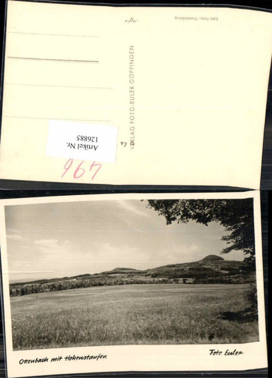 126885,Ottenbach m. Hohenstaufen pub Foto Euler Göppingen