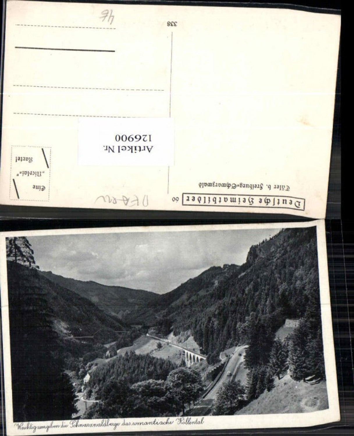 126900,Schwarzwaldberge Höllental Täler bei Freiburg im Breisgau