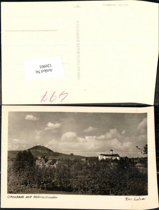 126903,Ottenbach m. Hohenstaufen pub Foto Euler Göppingen