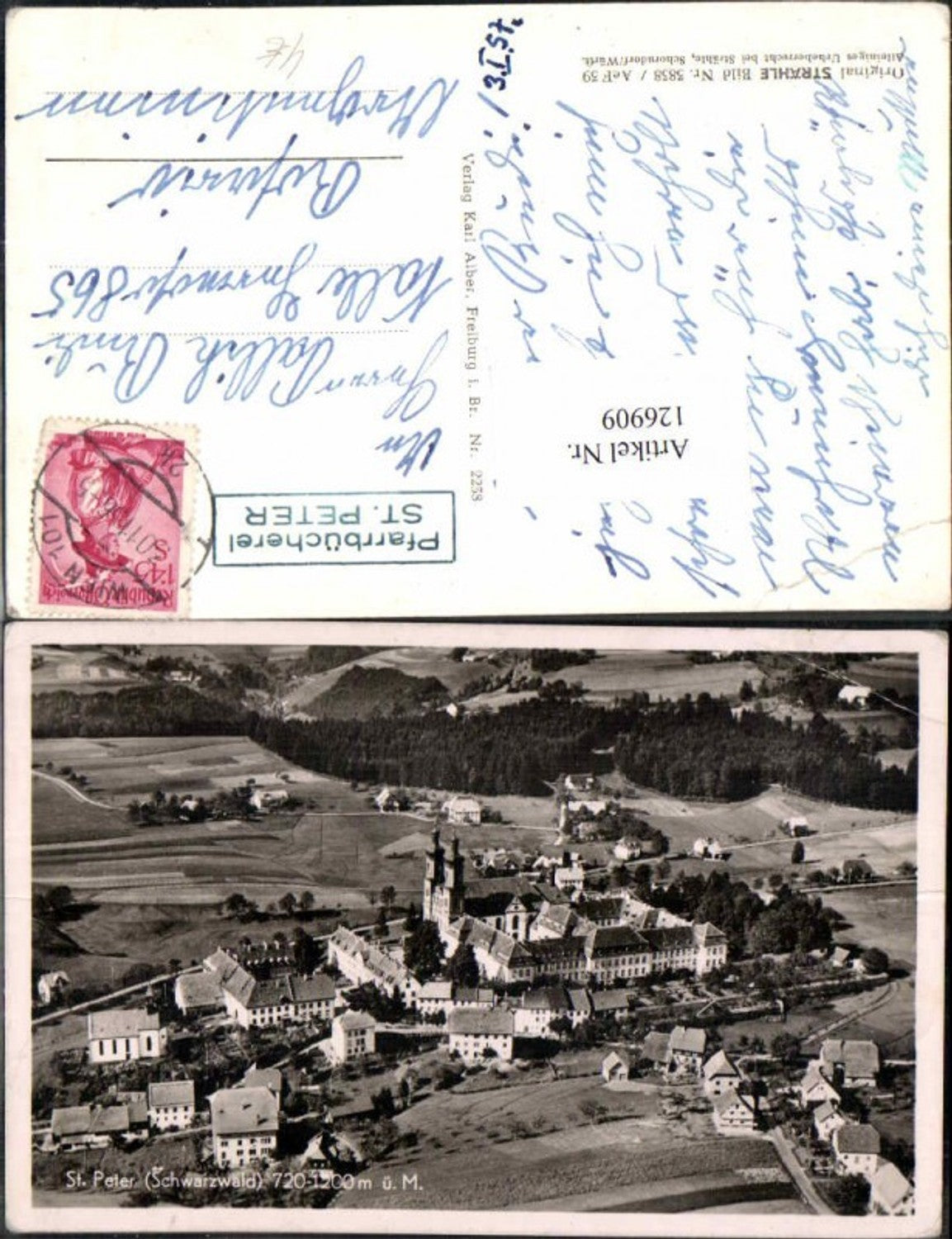 126909,St Peter bei Kirchzarten Fliegeraufnahme