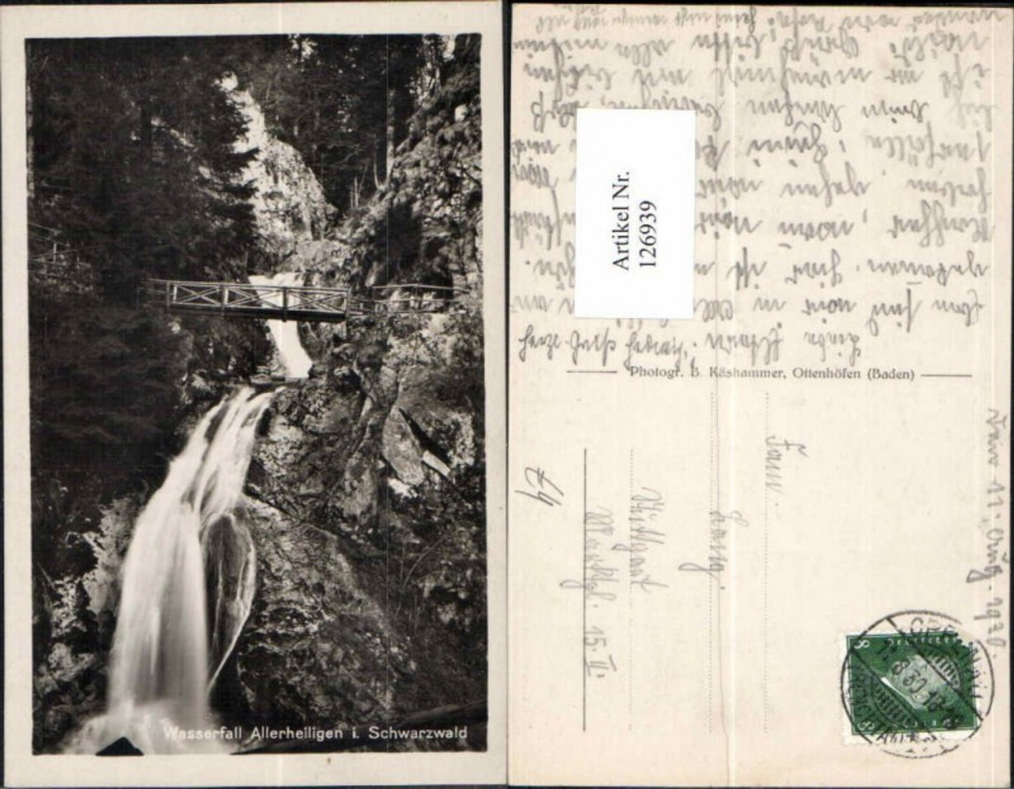 126939,Wasserfall Allerheiligen im Schwarzwald