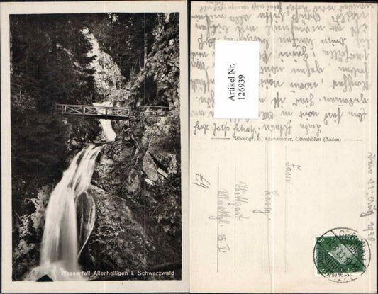 126939,Wasserfall Allerheiligen im Schwarzwald