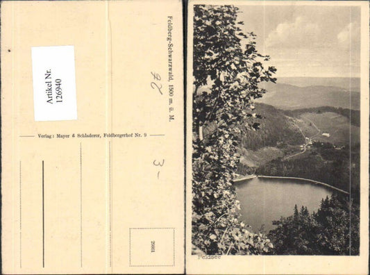 126940,feldsee im Schwarzwald
