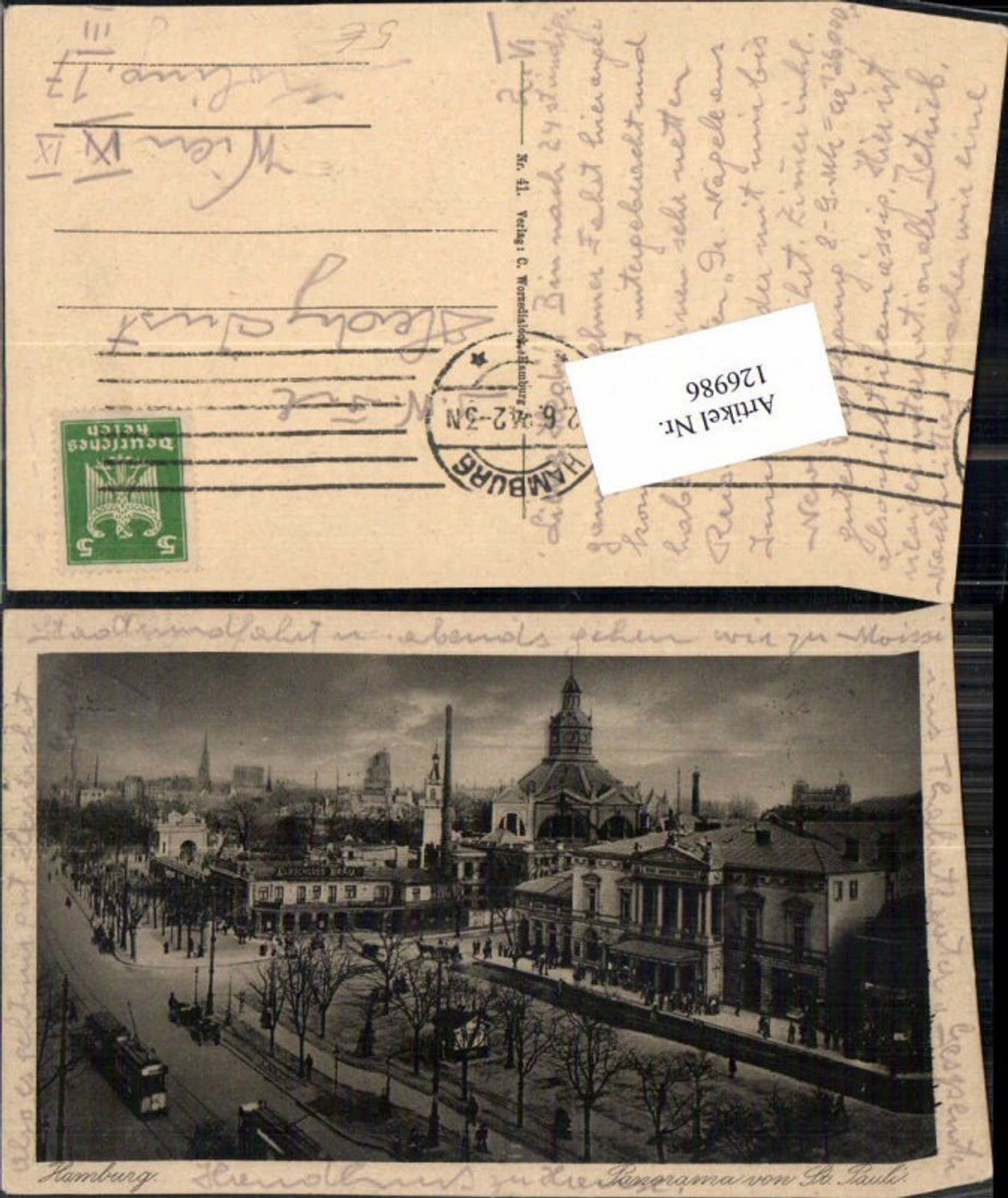 126986,Hamburg Panorama St Pauli