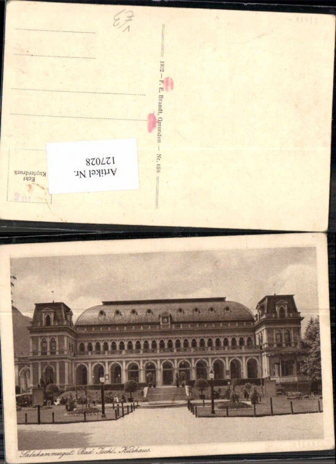 127028,Salzkammergut Bad Ischl Kurhaus Brandt 058