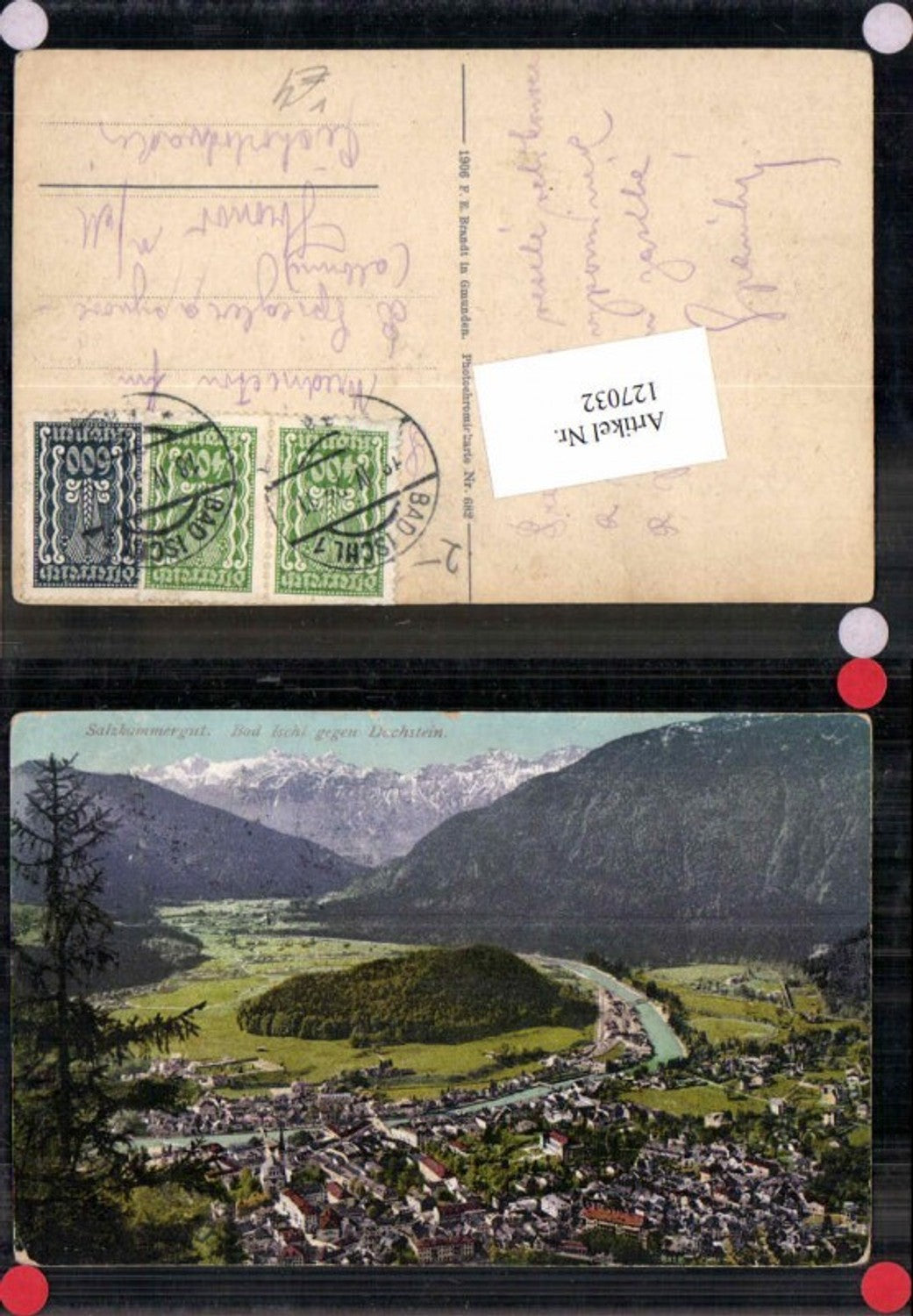 127032,Salzkammergut Bad Ischl pub Brandt Nr 682