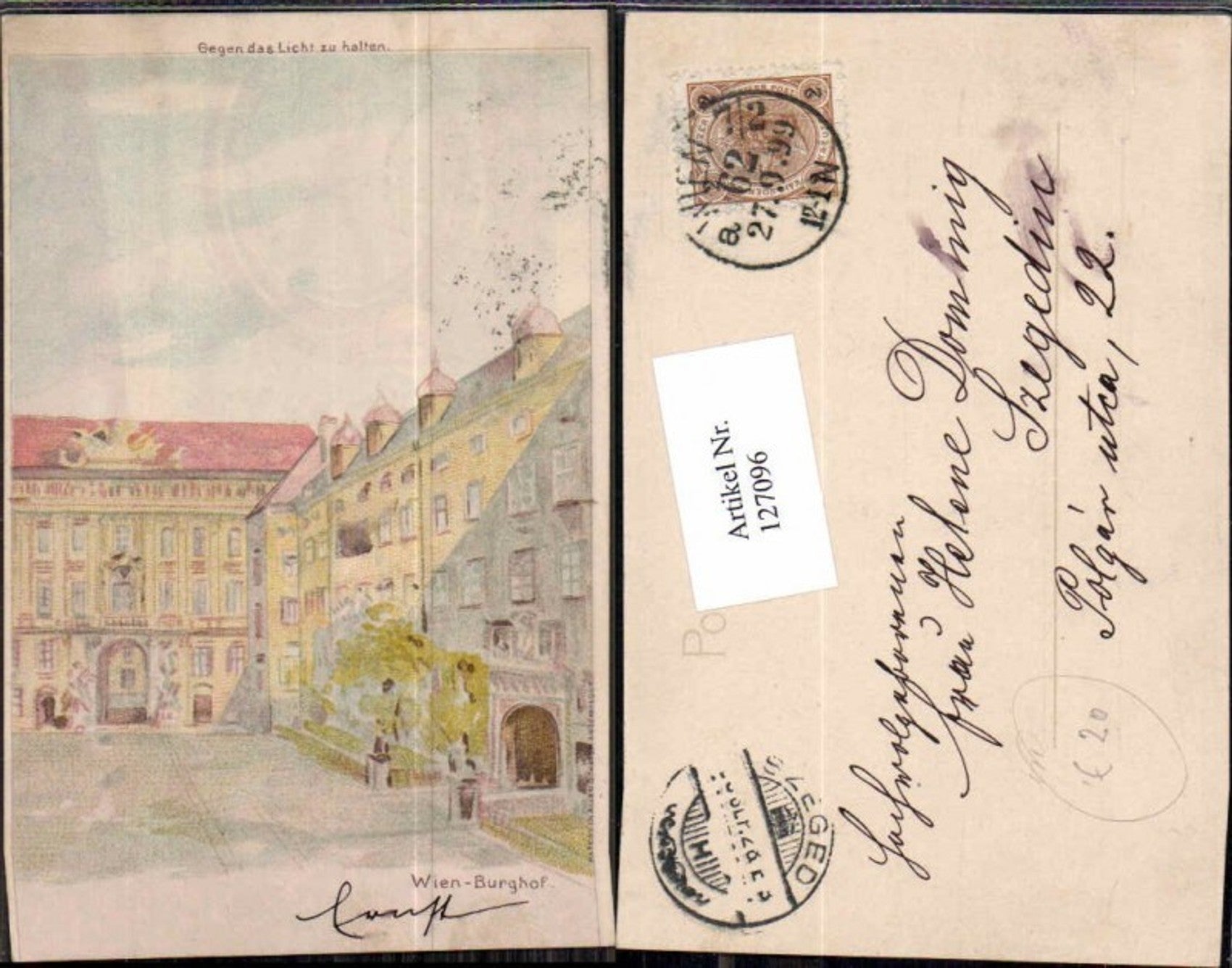 Alte Ansichtskarte – Old Postcard