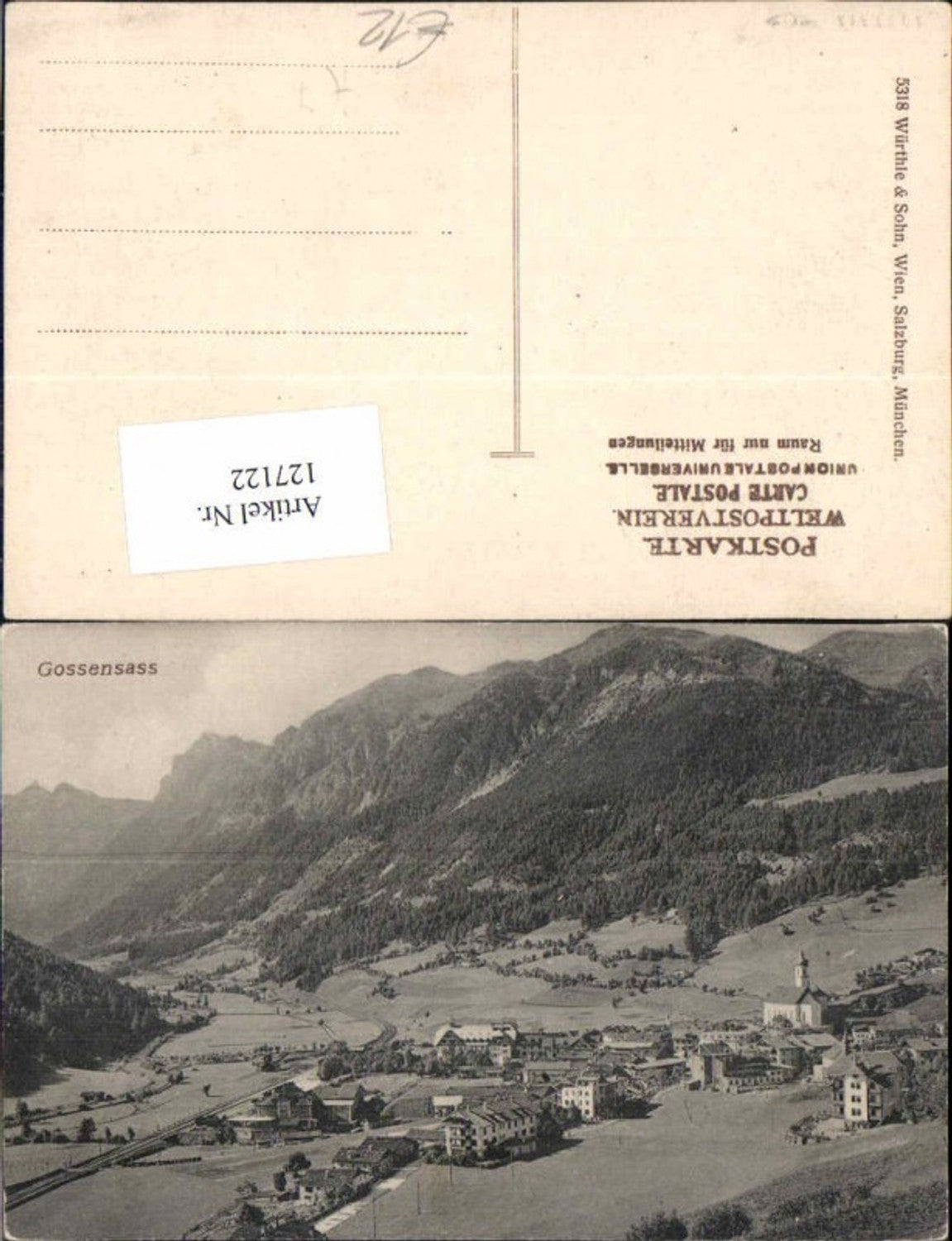 Alte Ansichtskarte – Old Postcard