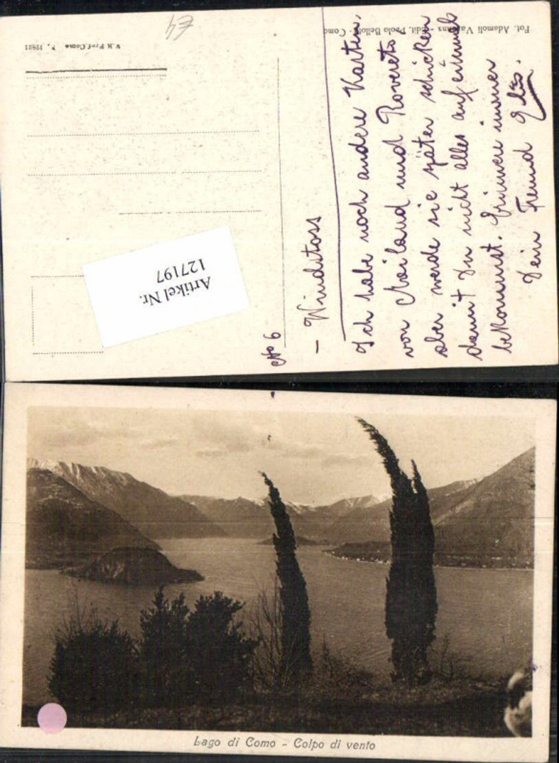 Alte Ansichtskarte – Old Postcard