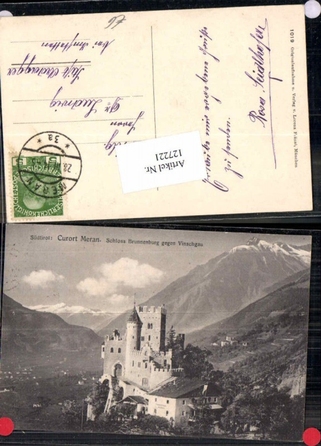 Alte Ansichtskarte – Old Postcard