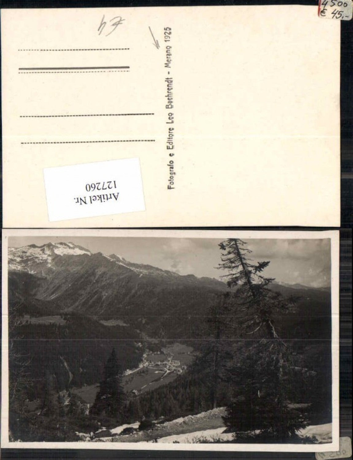 Alte Ansichtskarte – Old Postcard