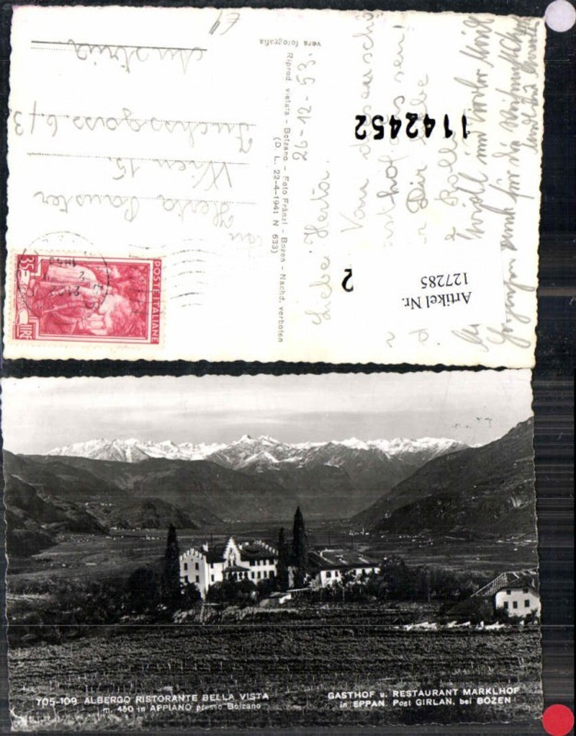 Alte Ansichtskarte – Old Postcard