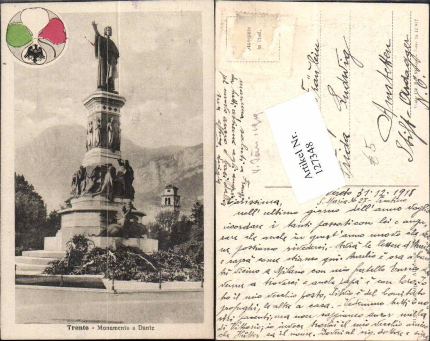 Alte Ansichtskarte – Old Postcard