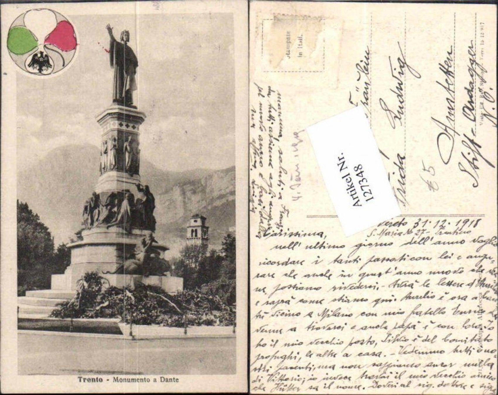 Alte Ansichtskarte – Old Postcard