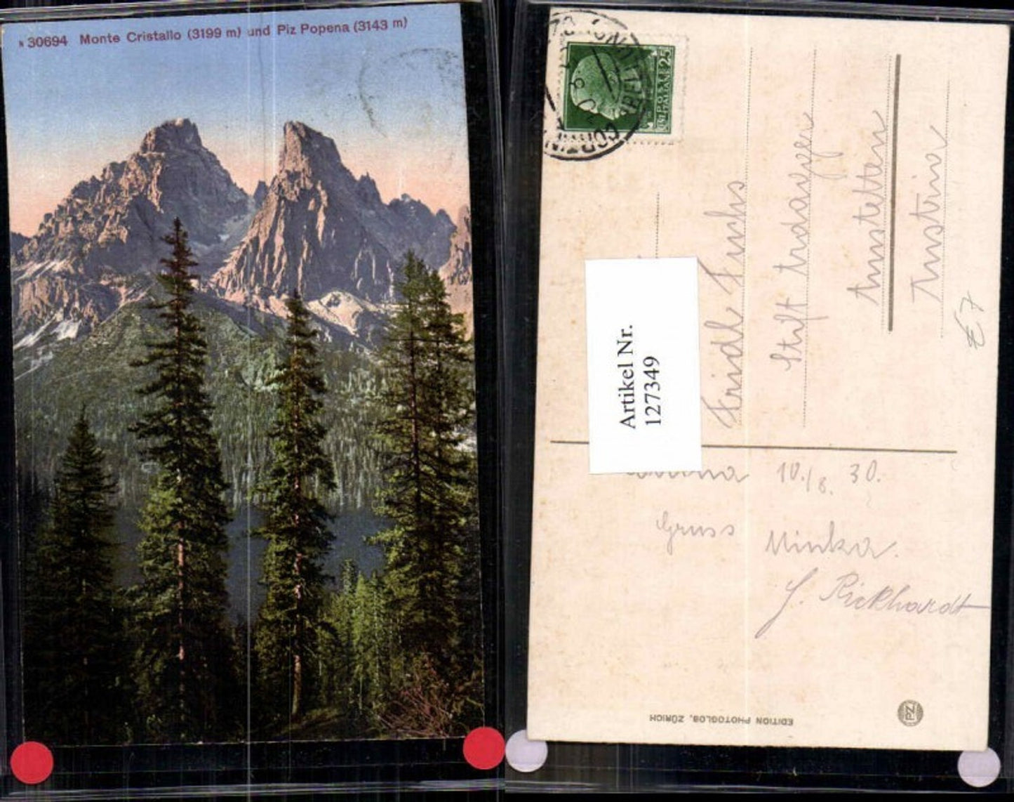 Alte Ansichtskarte – Old Postcard