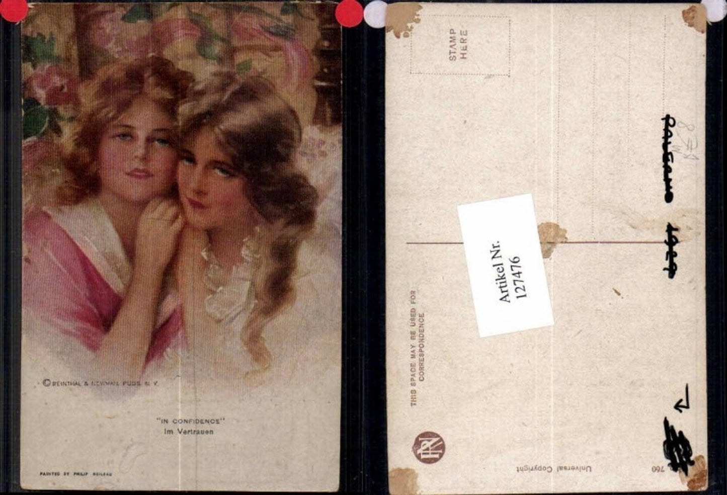 127476,Reinthal & Newman 760 Philip Boileau Jugendstil Art Nouveau