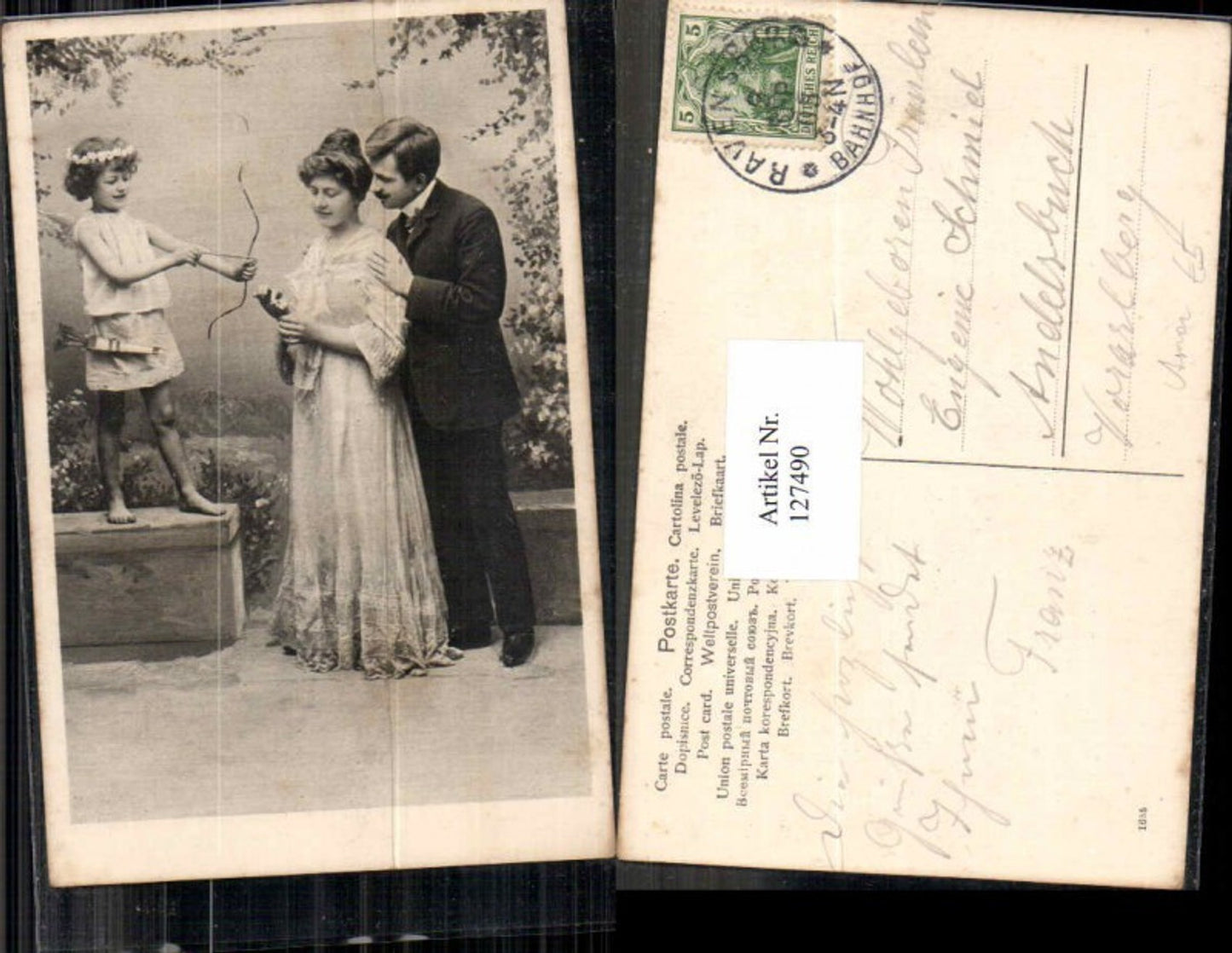 127490,Amor Engel Liebespaar Paar