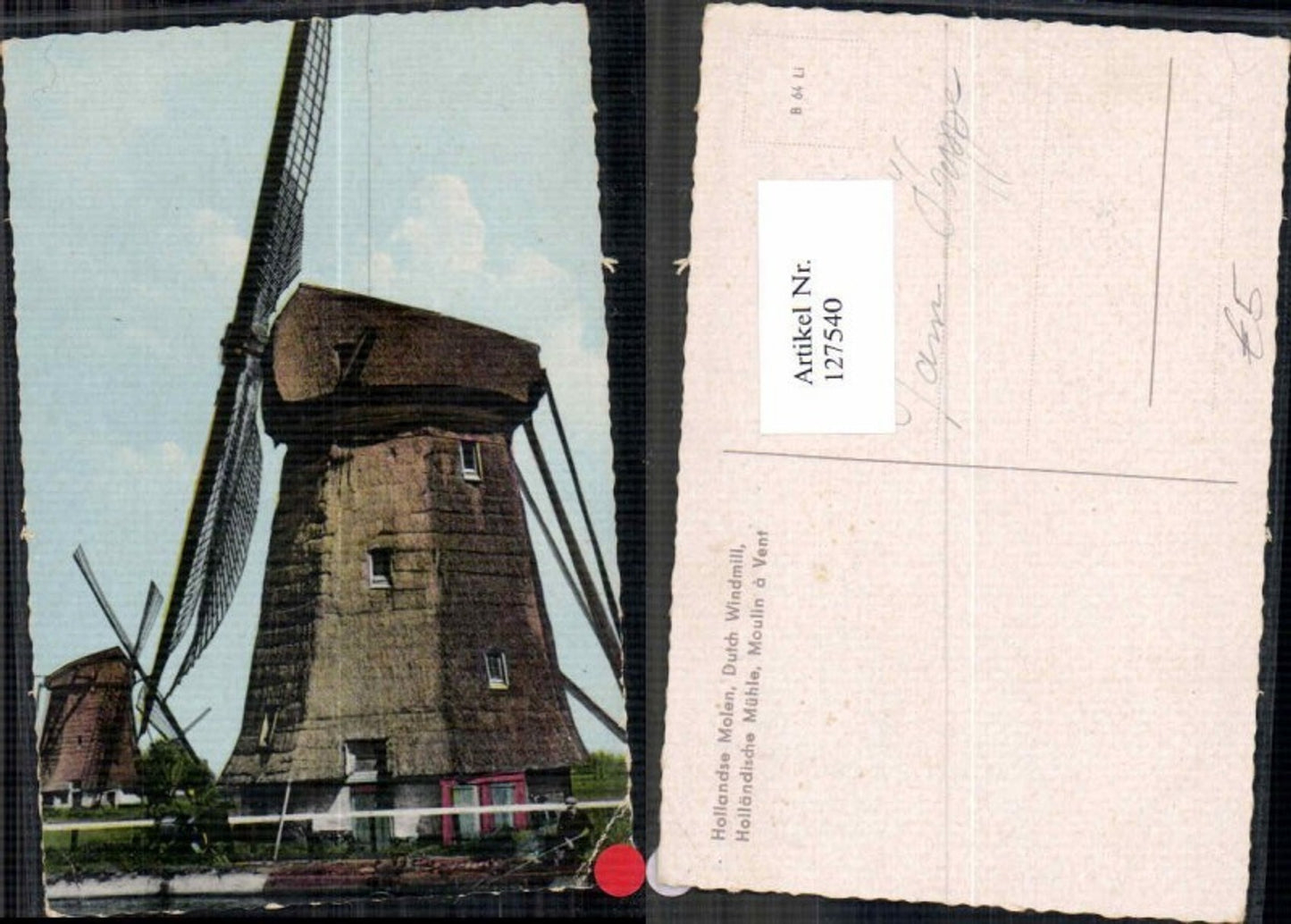 127540,Windmühle Windrad Mühle Windmill Holländische