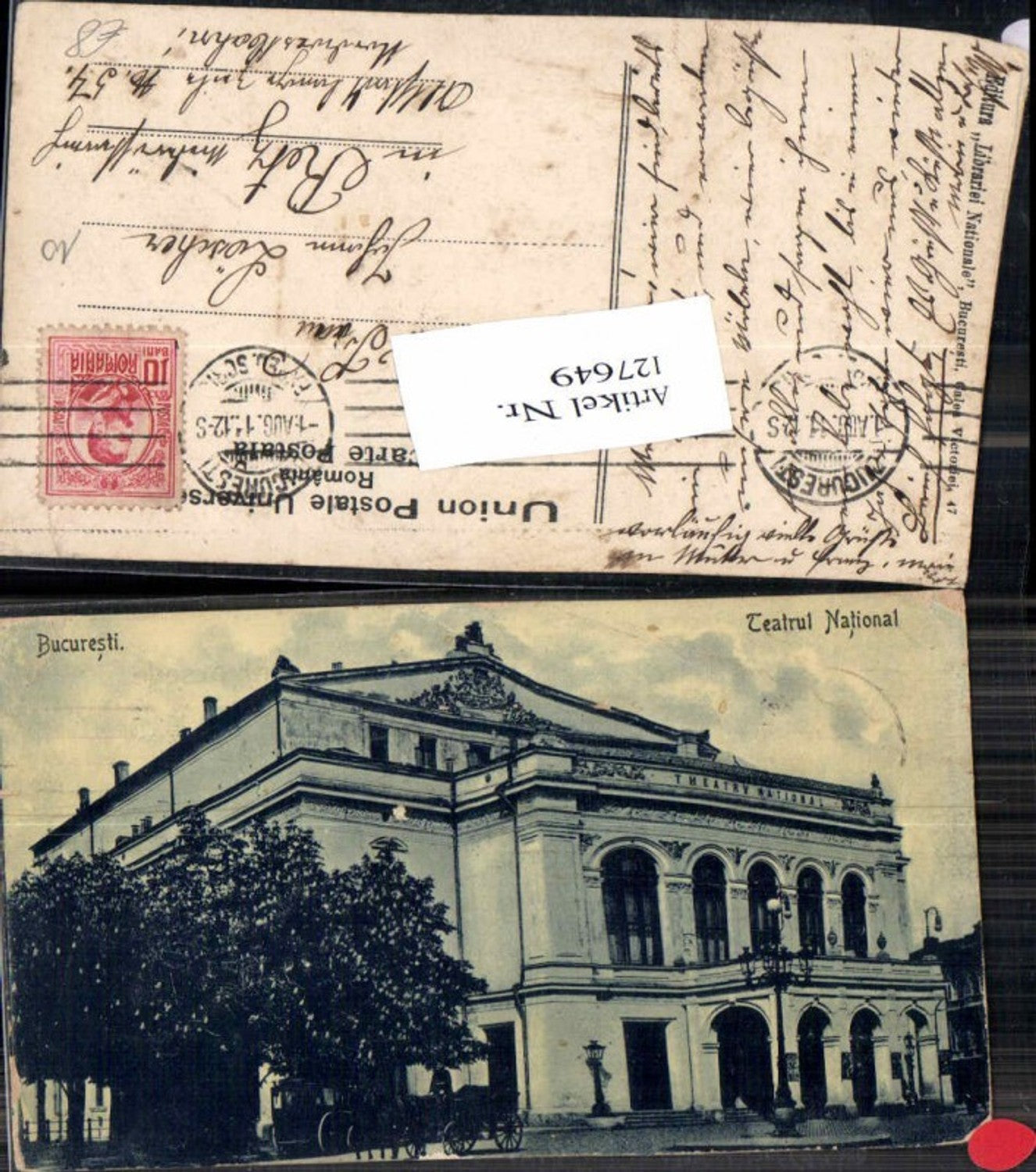 127649,Bukarest Bucuresti Theater Nationaltheater