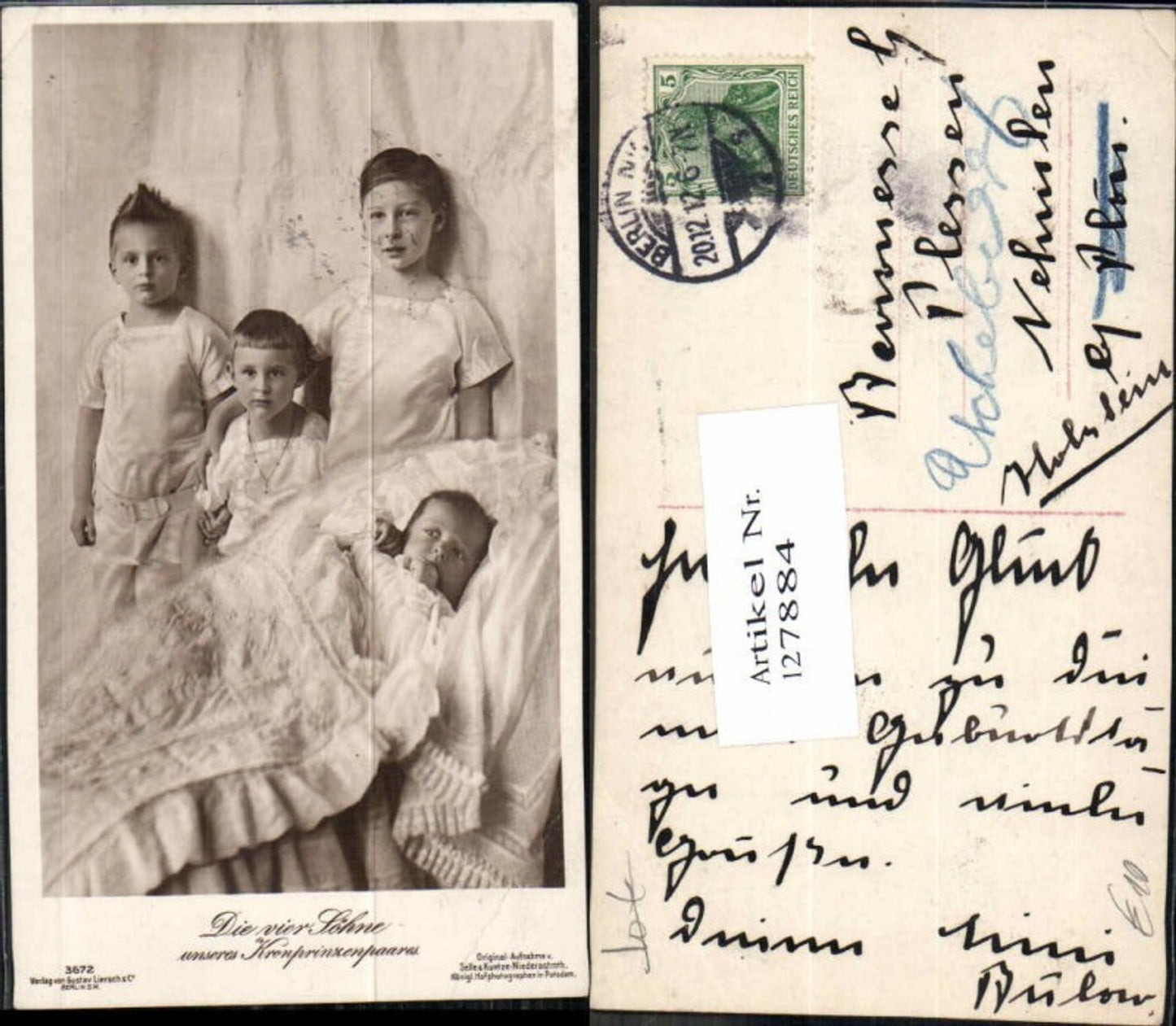 127884,Kronprinzessin Söhne der Prinzessin pub Liersch 3672