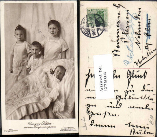 127884,Kronprinzessin Söhne der Prinzessin pub Liersch 3672