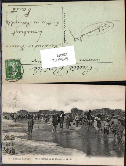 128053,Berck Plage Bademode Strand Strandleben Mode Badeanzug Kinder pub G.M. 74