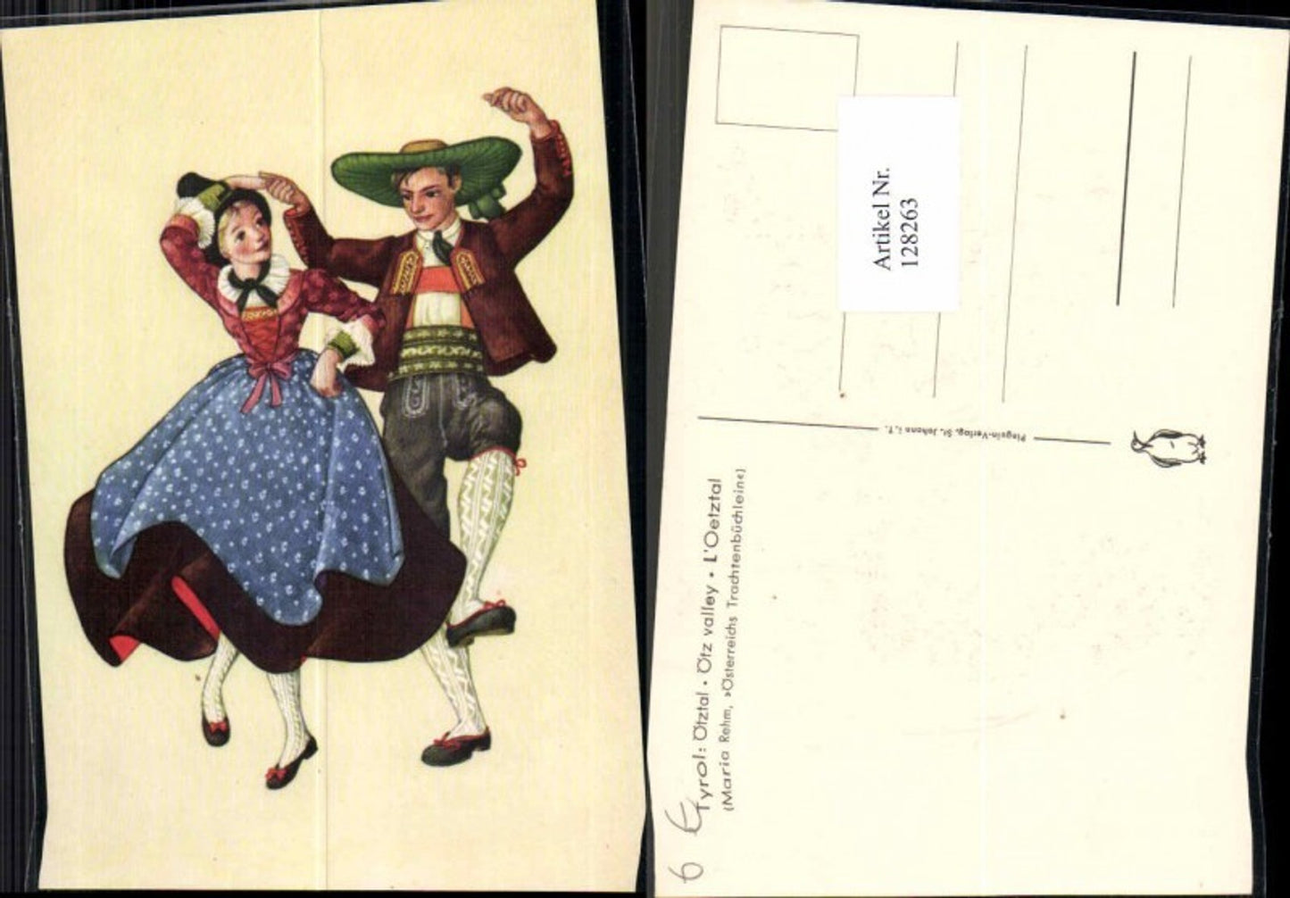 128263,Maria Rehm Ötztal Tirol Volkstrachten Tracht Trachten Sölden Virgen