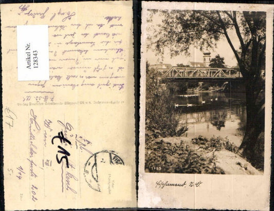 128343,Tolle Partie aus Fischamend Detailansicht 1930