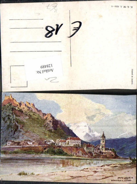 128489,Fritz Lach Dürnstein a.d. Donau Wachau pub B.K.W.I 650-4