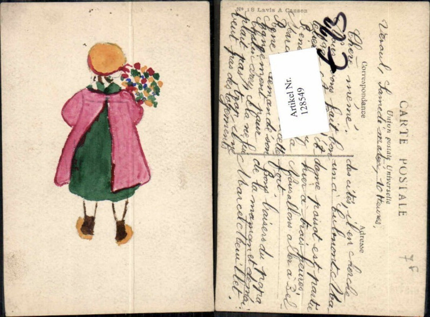 128549,handgemalt handgezeichnet Kind Blumen