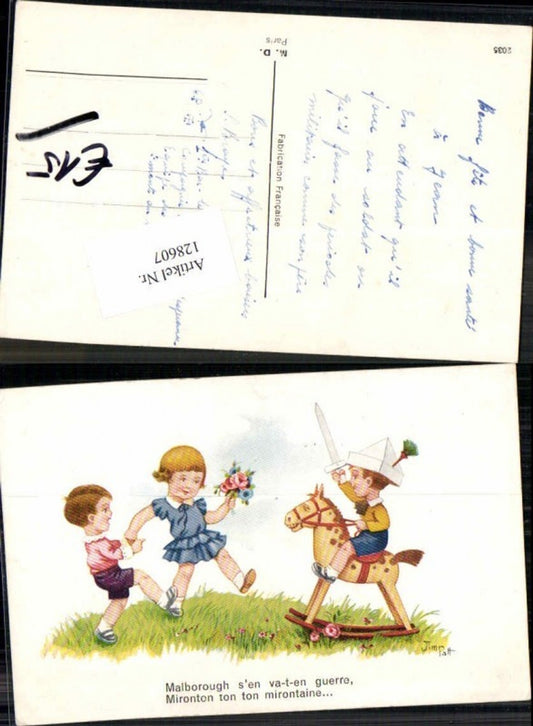 128607,Jim Patt Süsse Kinder Schaukelpferd Ritter