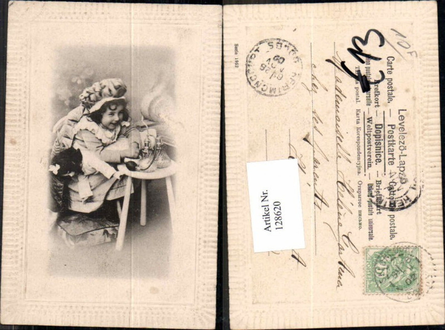 128620,Süsses Mädchen Kind Puppe