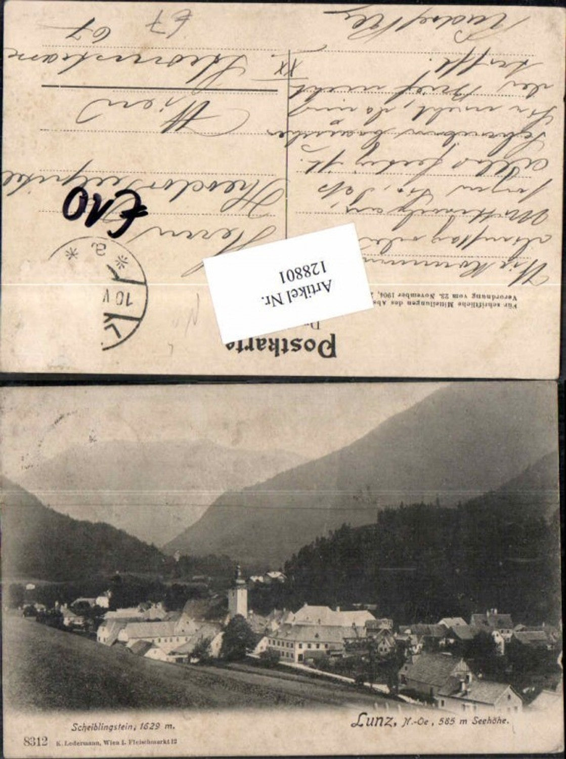 128801,Lunz am See pub Ledermann Nr 8312