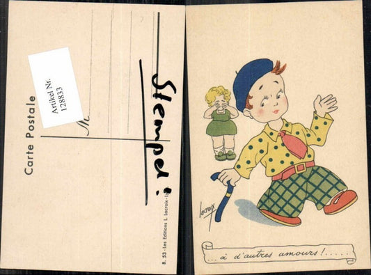 128833,Lacroix Junge Mädchen weint