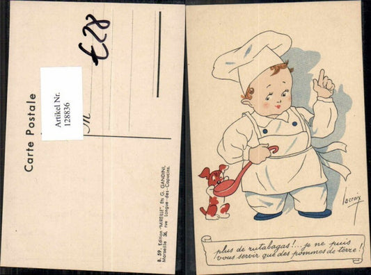 128836,Lacroix Kind Hund Koch Beruf