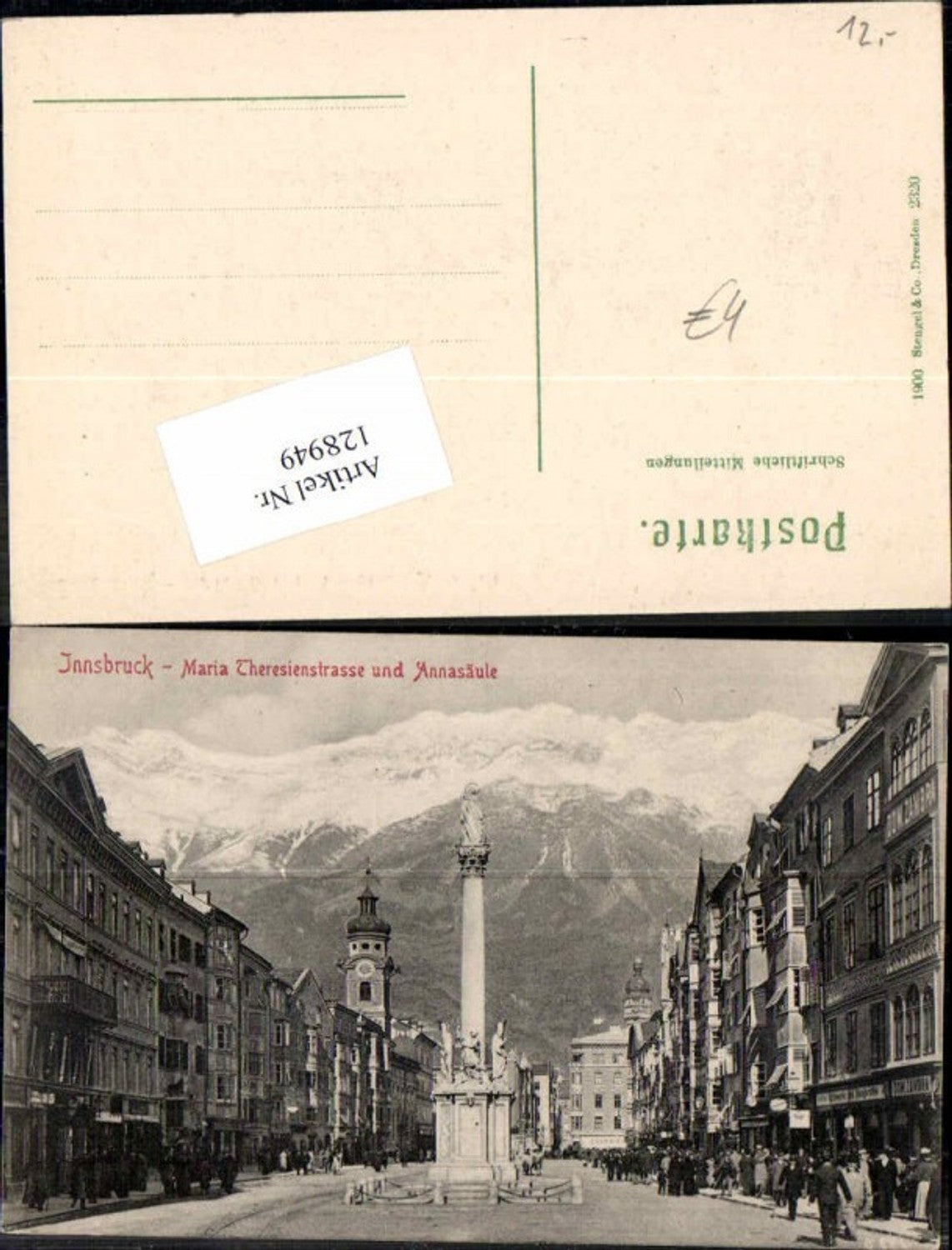 Alte Ansichtskarte – Old Postcard