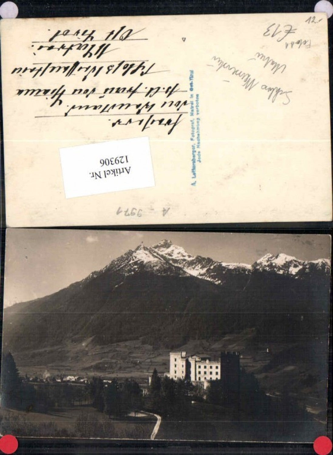 Alte Ansichtskarte – Old Postcard