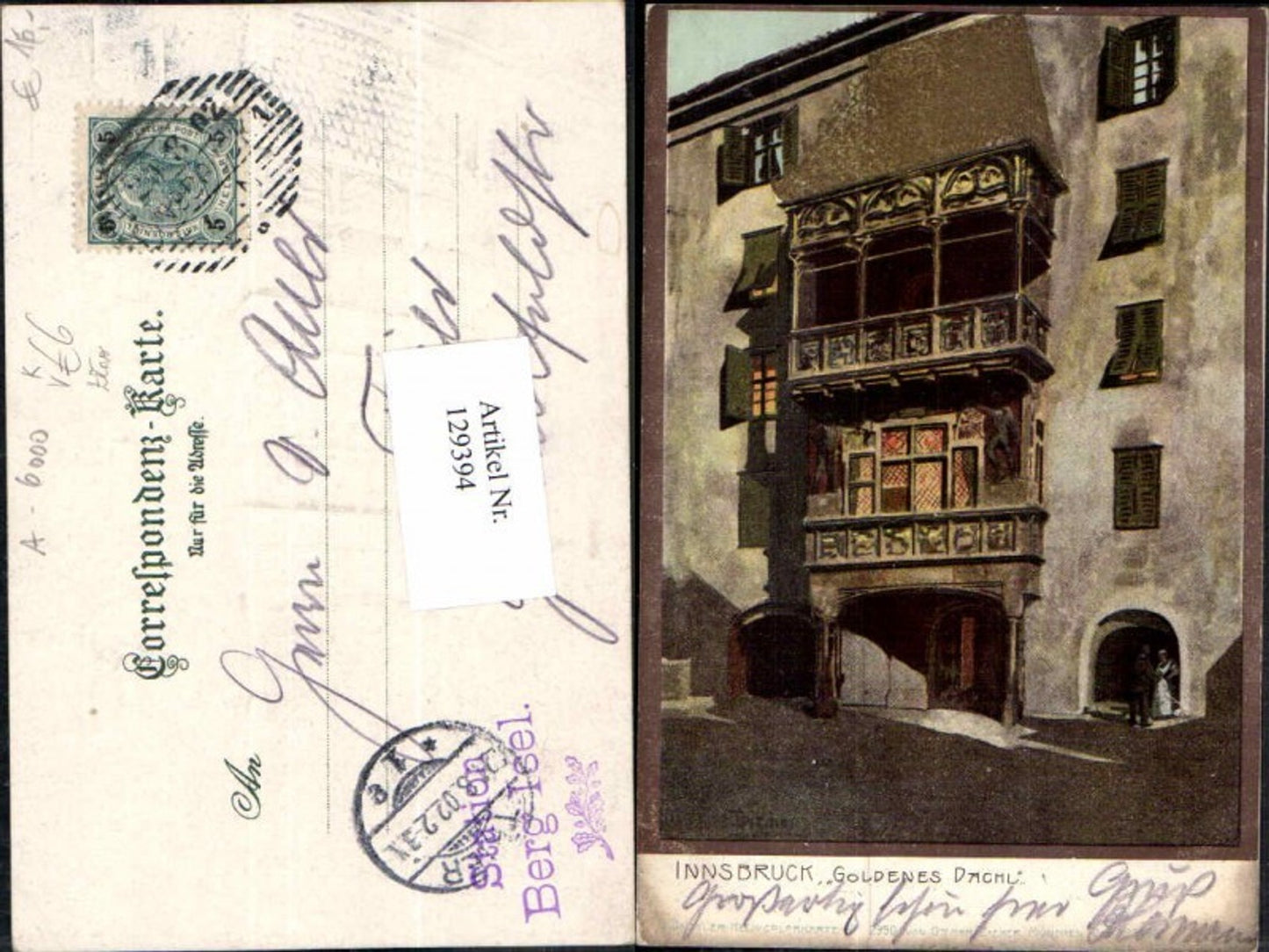 Alte Ansichtskarte – Old Postcard