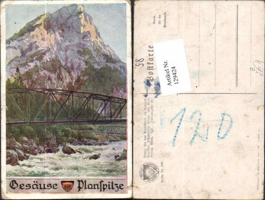 129424,Dt. Schulverein 598 Gesäuse Johnsbach Planspitze Hofecker E.F.