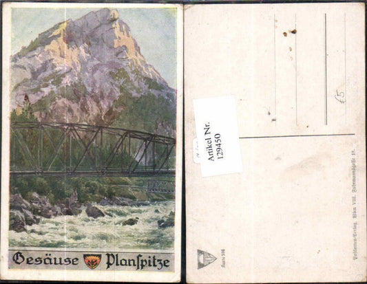 129450,Dt. Schulverein 598 Gesäuse Planspitze Johnsbach E.F.Hofecker