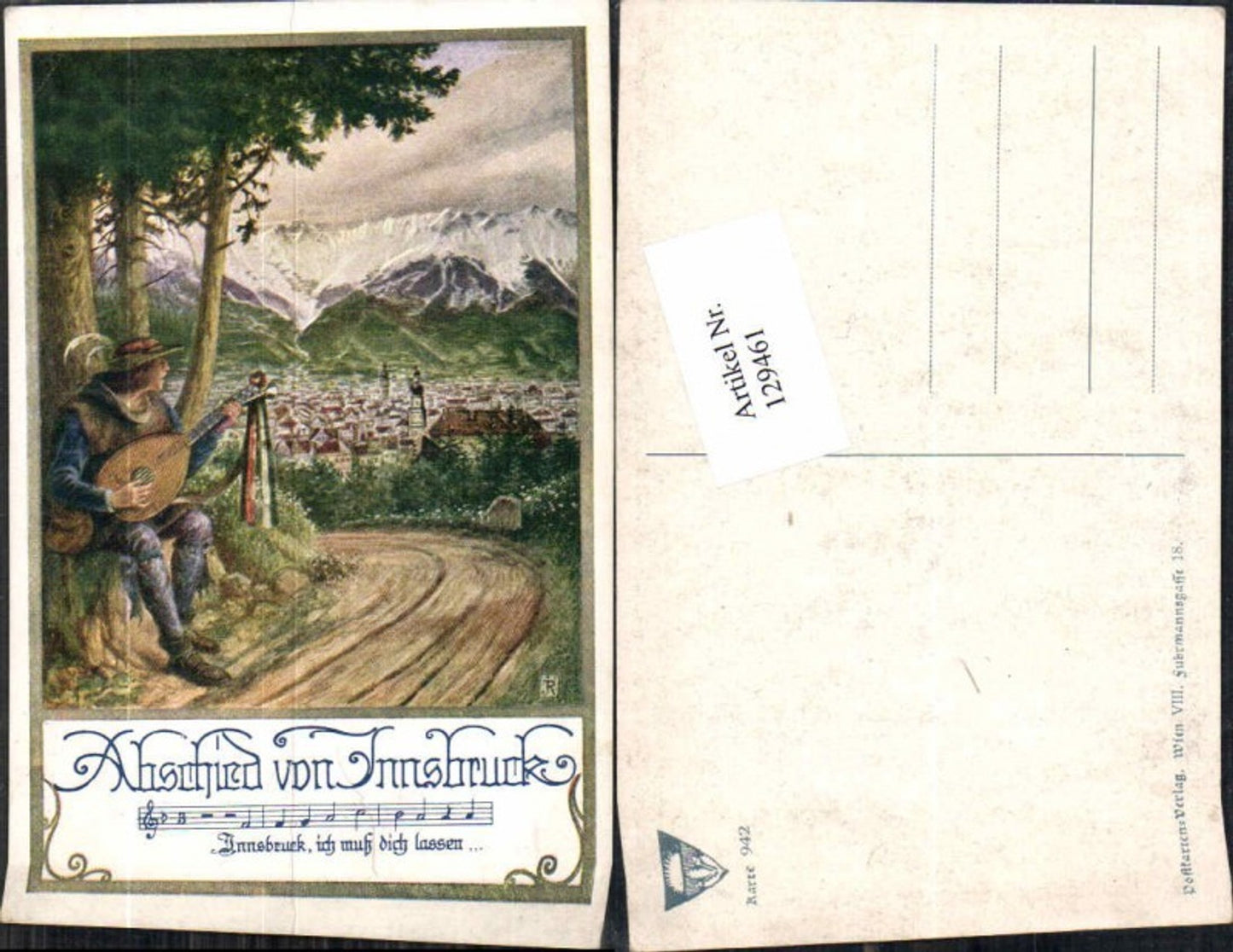 129461,Dt. Schulverein 942 Abschied von Innsbruck Tirol