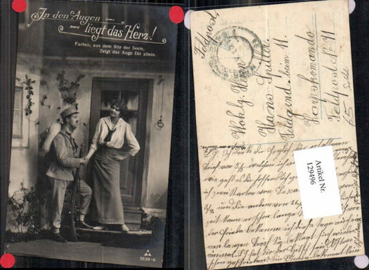 129496,Photochemie AK Soldat K.K. Armee Uniform Frau Gewehr Rucksack