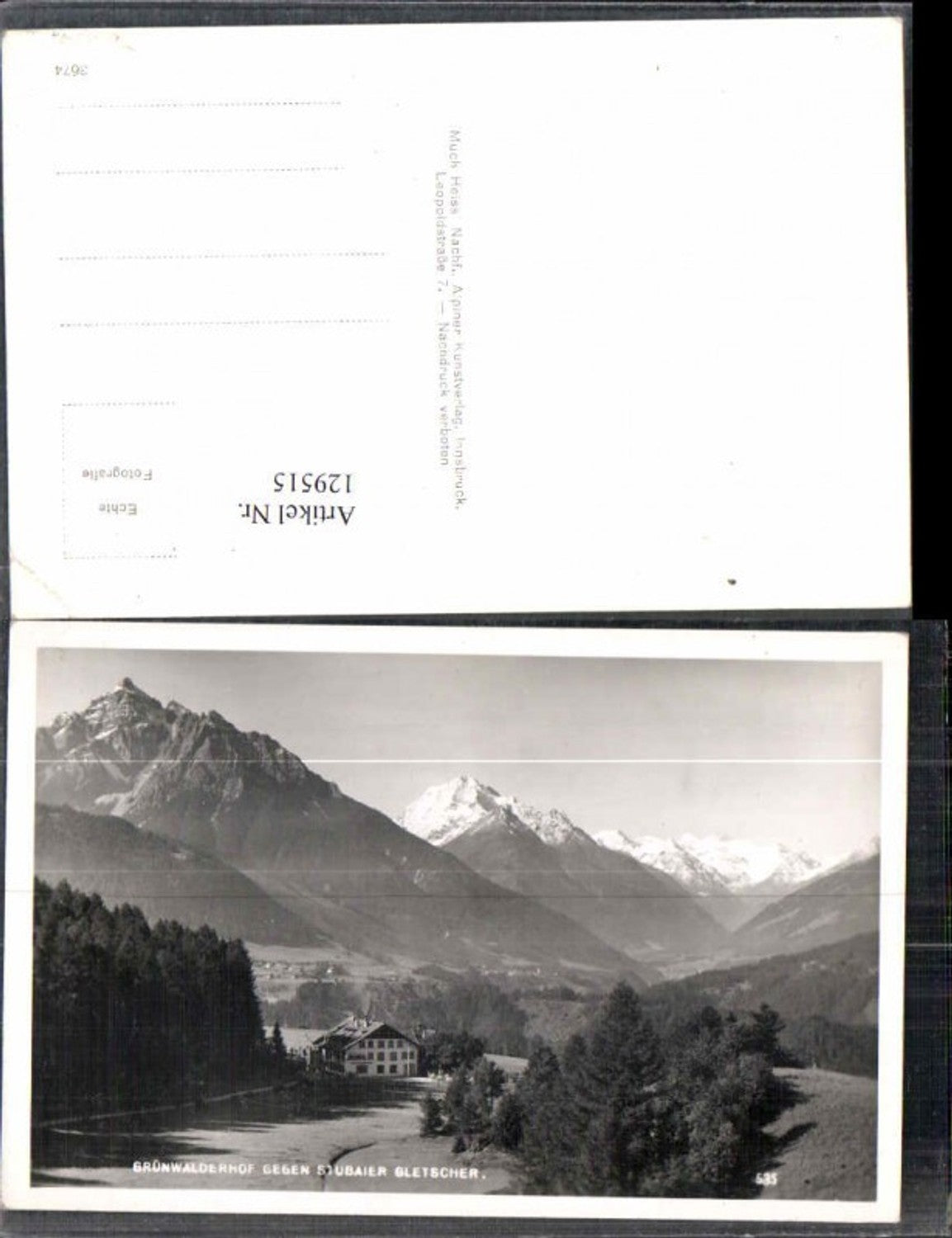 Alte Ansichtskarte – Old Postcard