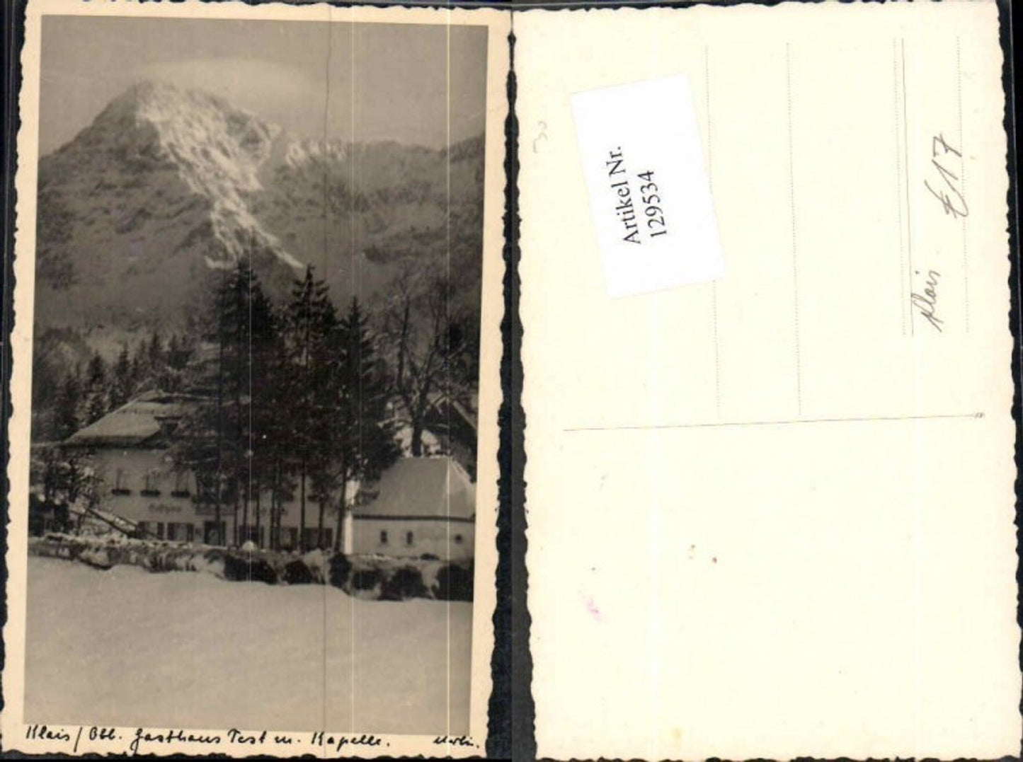 129534,Klais bei Grün Gasthaus Pest - Garmisch Partenkirchen FotoAK