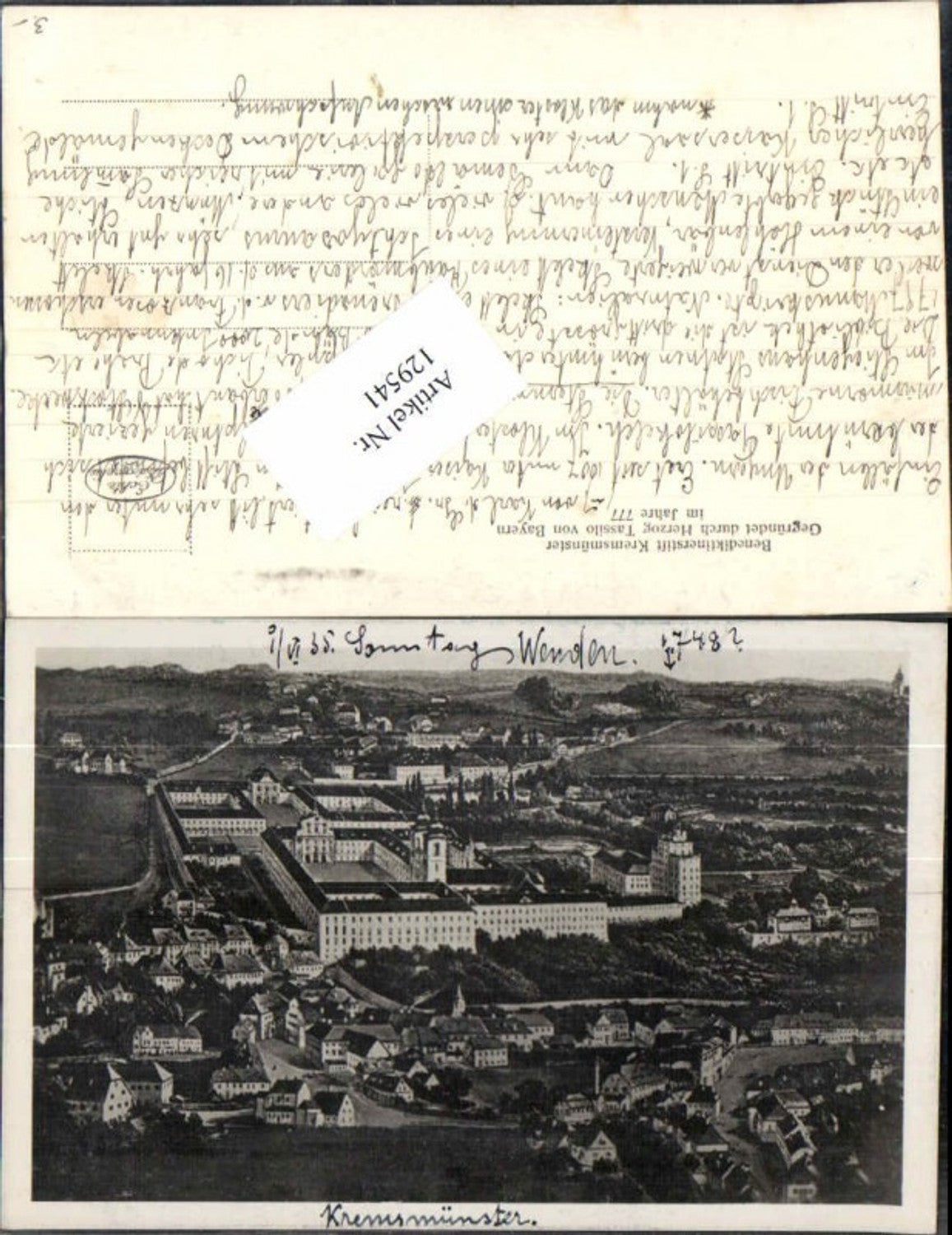 129541,Kremsmünster Totale