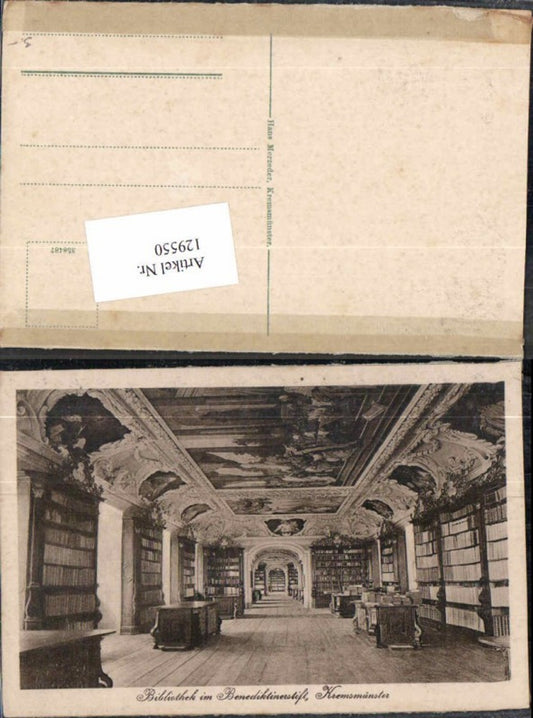129550,Bibliothek in Kremsmünster