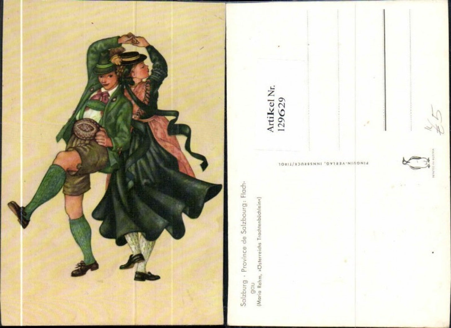 129629,Maria Rehm Österreichs Trachtenbüchlein Trachten Flachgau Salzburg