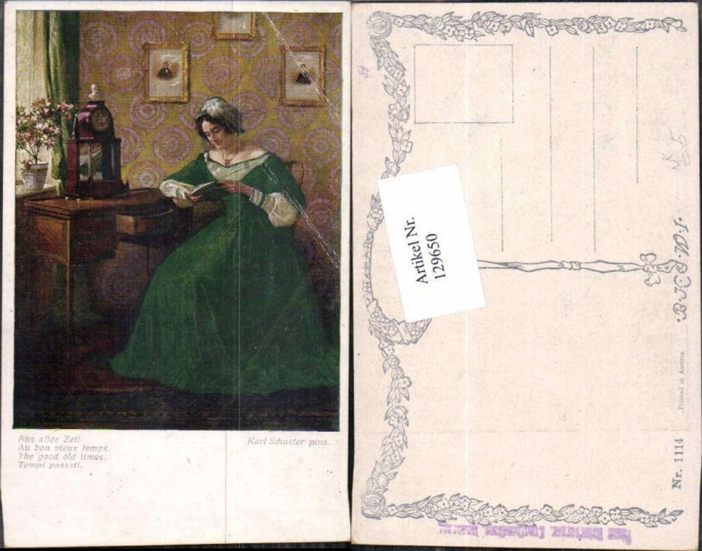 129650,B.K.W.I 1114 Karl Schuster Aus alter Zeit