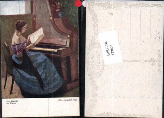 129653,B.K.W.I Otto Herschel Klavier Frau